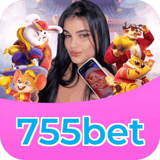Interface do aplicativo 755bet mostrando jogos disponíveis no iOS e Android